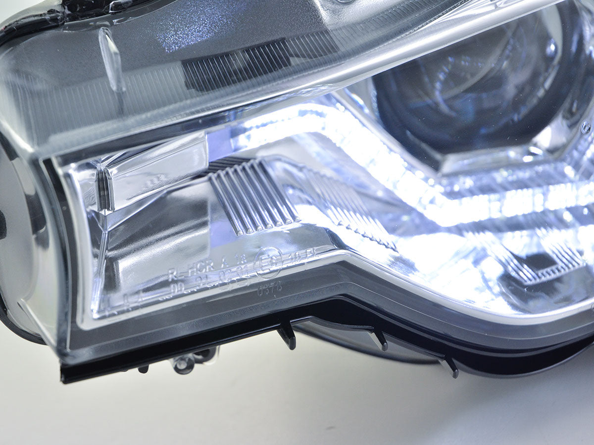 Scheinwerfer Set Daylight LED Tagfahrlicht BMW 3er F30/F31 Limo/Touring Bj. 11-15 chrom