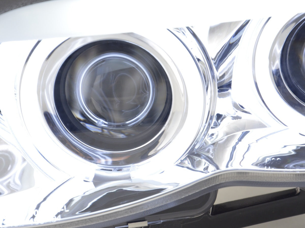 Scheinwerfer Set Xenon Daylight CCFL TFL-Optik BMW X5 E53 Bj. 03-06 chrom