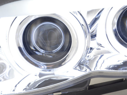 Scheinwerfer Set Xenon Daylight CCFL TFL-Optik BMW X5 E53 Bj. 03-06 chrom