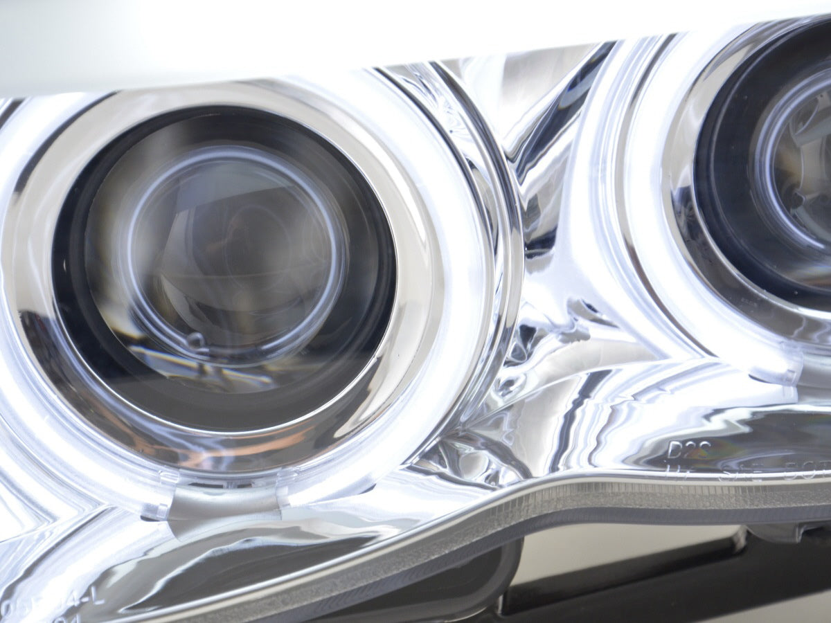 Scheinwerfer Set Xenon Daylight CCFL TFL-Optik BMW X5 E53 Bj. 03-06 chrom