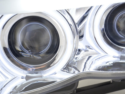 Scheinwerfer Set Xenon Daylight CCFL TFL-Optik BMW X5 E53 Bj. 03-06 chrom