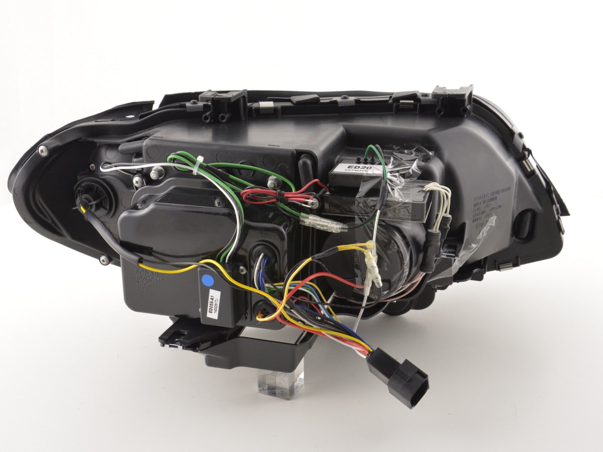 Scheinwerfer Set Xenon Daylight CCFL TFL-Optik BMW X5 E53 Bj. 03-06 schwarz