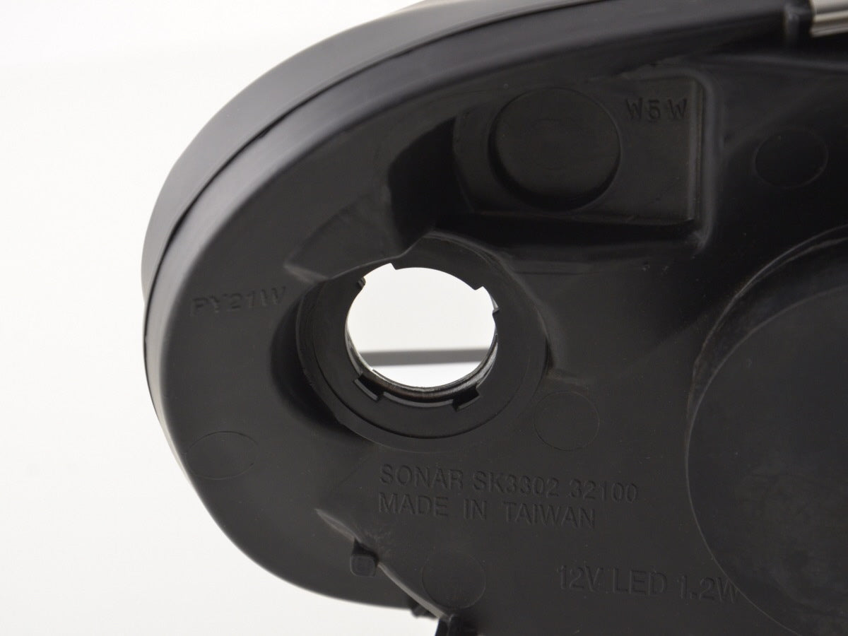 Scheinwerfer Set Daylight LED TFL-Optik Citroen Saxo Bj. 00-02 schwarz