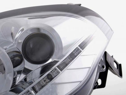 Scheinwerfer Set Daylight LED TFL-Optik Fiat Bravo Typ 198 Bj. 07- chrom