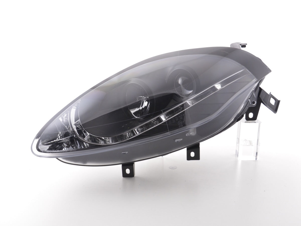 Scheinwerfer Set Daylight LED TFL-Optik Fiat Bravo Typ 198  07- schwarz