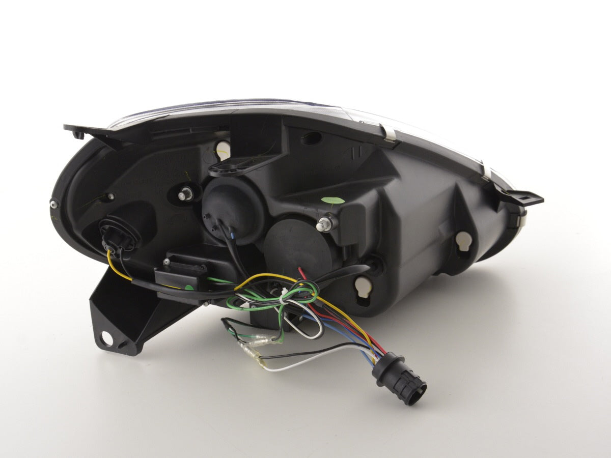 Scheinwerfer Set Daylight LED TFL-Optik Fiat Grande Punto Typ 199 Bj. 05-08 schwarz