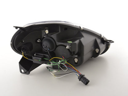 Scheinwerfer Set Daylight LED TFL-Optik Fiat Grande Punto Typ 199 Bj. 05-08 schwarz