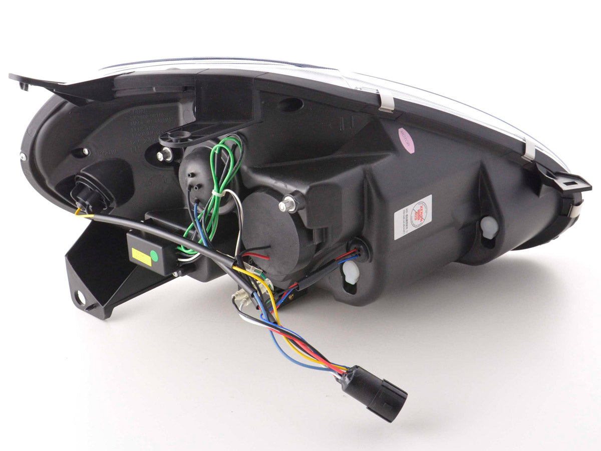 Scheinwerfer Set Daylight LED TFL-Optik Fiat Grande Punto Typ 199 Bj. 08- chrom