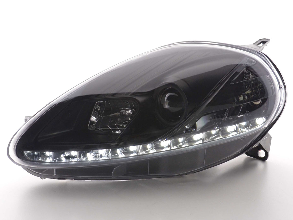 Tagfahrlicht Scheinwerfer Daylight gebraucht Fiat Grande Punto 199 schwarz