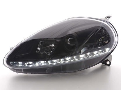 Tagfahrlicht Scheinwerfer Daylight gebraucht Fiat Grande Punto 199 schwarz