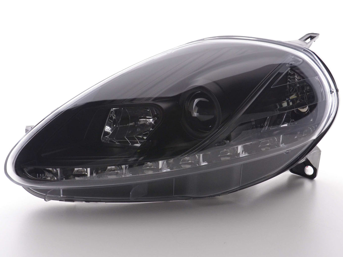 Tagfahrlicht Scheinwerfer Daylight gebraucht Fiat Grande Punto 199 schwarz