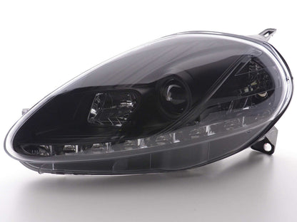 Tagfahrlicht Scheinwerfer Daylight gebraucht Fiat Grande Punto 199 schwarz