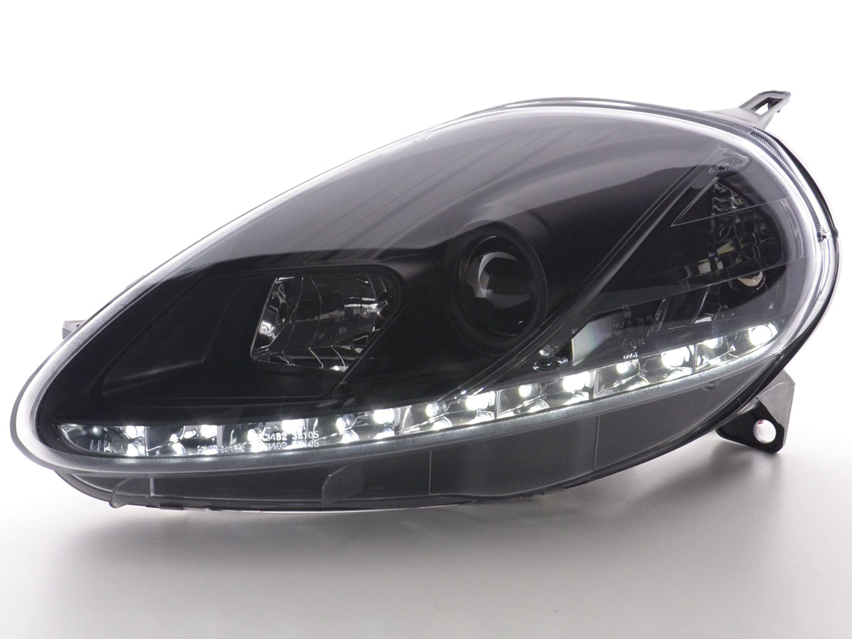 Tagfahrlicht Scheinwerfer Daylight gebraucht Fiat Grande Punto 199 schwarz