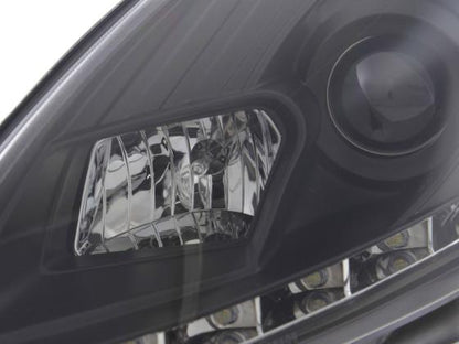 Scheinwerfer Set Daylight LED Tagfahrlicht Fiat Punto Evo  09- schwarz