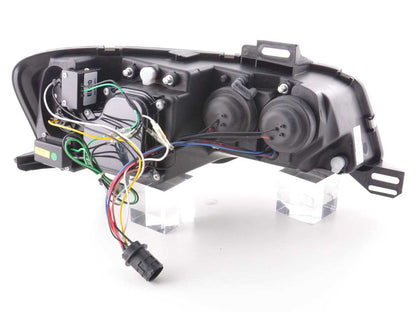 Scheinwerfer Set Daylight LED TFL-Optik Fiat Stilo 3-trg. Typ 192 Bj. 01-07 chrom
