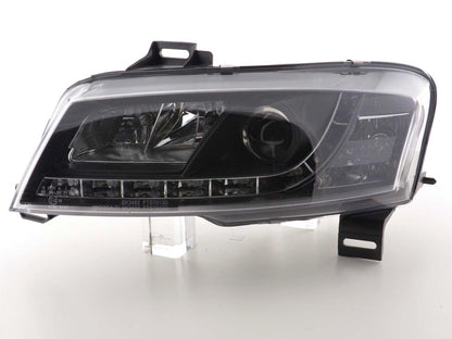 Scheinwerfer Set Daylight LED Tagfahrlicht Fiat Stilo Bj. 01-06 schwarz