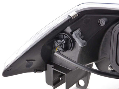 Scheinwerfer Set Daylight LED TFL-Optik Ford Fiesta Typ MK6 Bj. 03-07 chrom