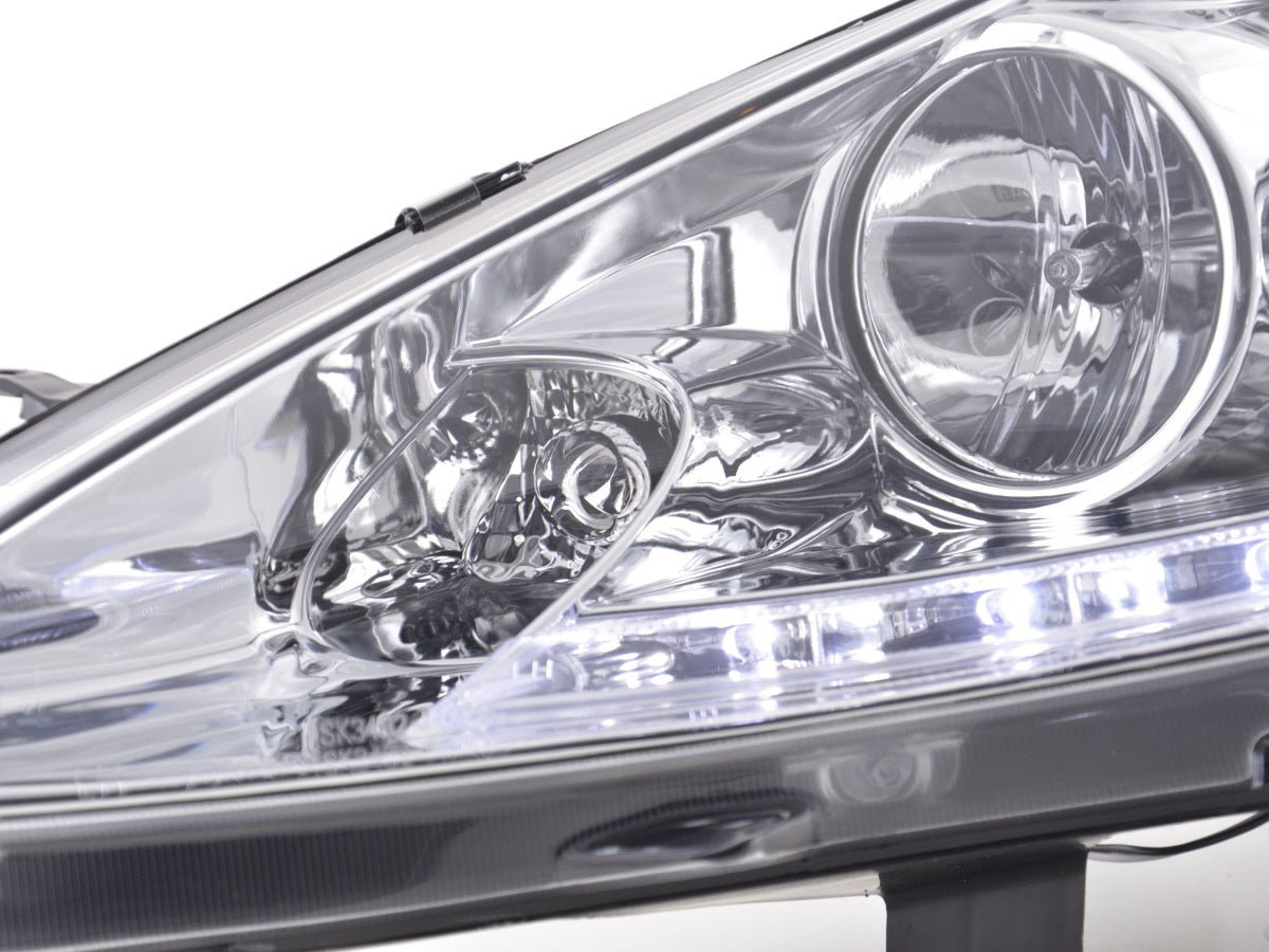 Scheinwerfer Set Daylight LED TFL-Optik Ford Fiesta  08-12 chrom
