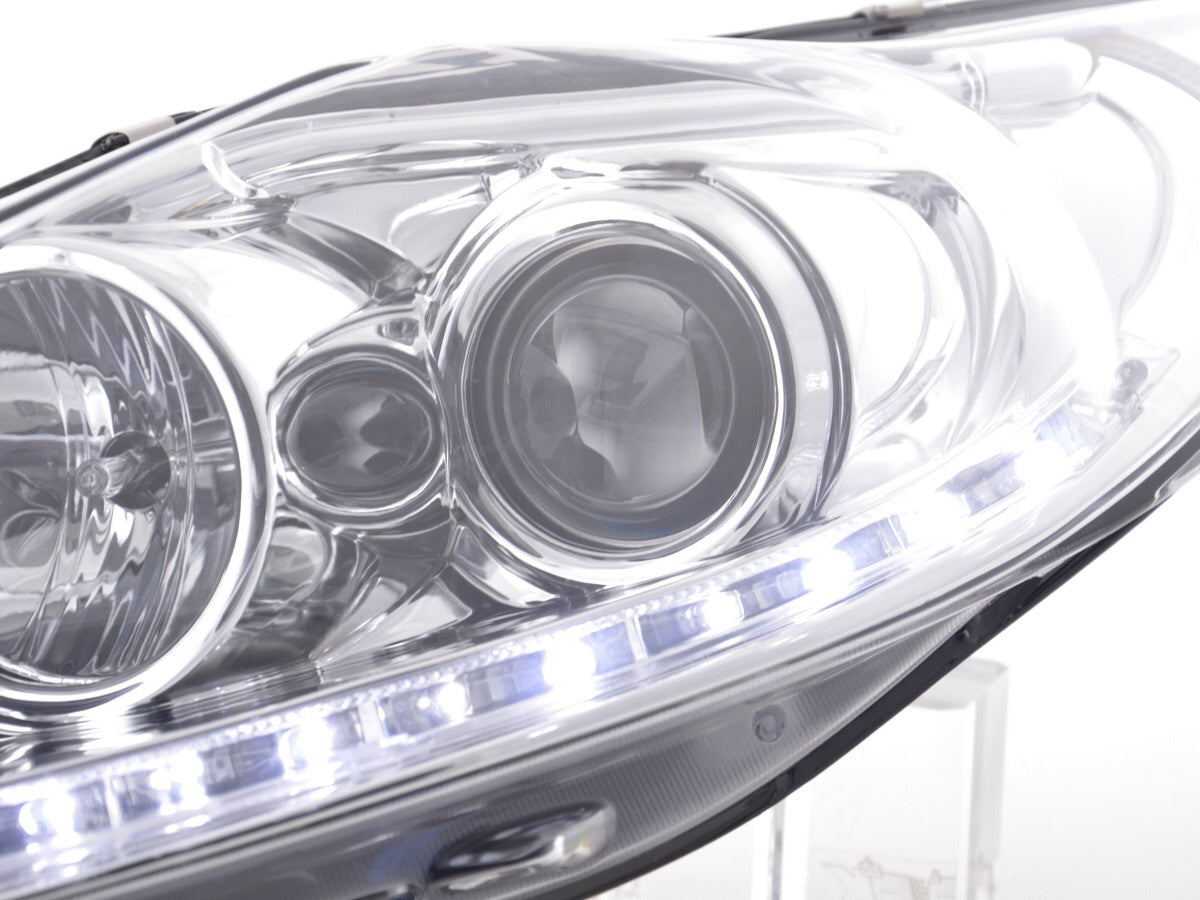 Scheinwerfer Set Daylight LED TFL-Optik Ford Fiesta  08-12 chrom