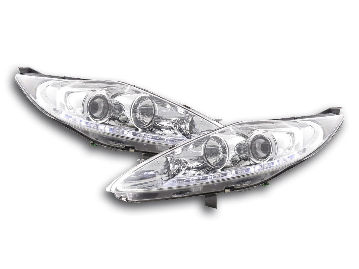 Scheinwerfer Set Daylight LED TFL-Optik Ford Fiesta  08-12 chrom