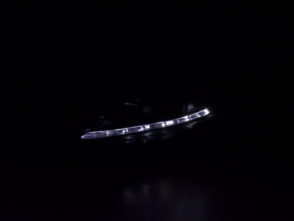 Scheinwerfer Set Daylight LED TFL-Optik Ford Fiesta  08-12 schwarz