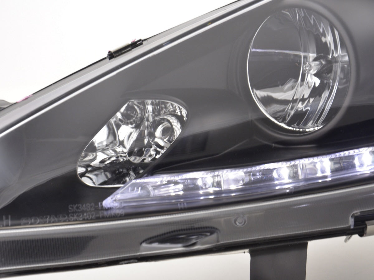 Scheinwerfer Set Daylight LED TFL-Optik Ford Fiesta  08-12 schwarz
