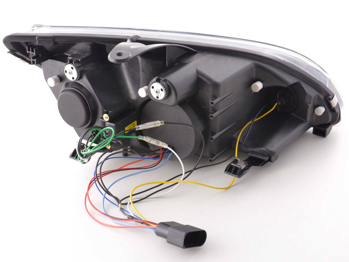 Scheinwerfer Set Daylight LED TFL-Optik Ford Focus 4/5-trg. Bj. 05-08 schwarz