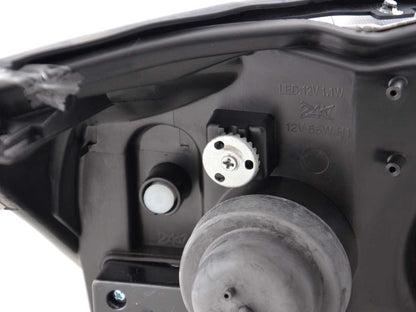 Scheinwerfer Set Daylight LED TFL-Optik Ford Focus 3/4/5-trg. Bj. 98-01 chrom