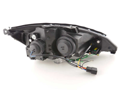 Scheinwerfer Set Daylight LED TFL-Optik Ford Focus 3/4/5-trg. Bj. 01-04 schwarz