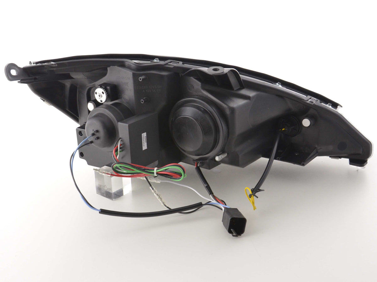Scheinwerfer Set Daylight LED Tagfahrlicht Ford Focus 1 C170 schwarz