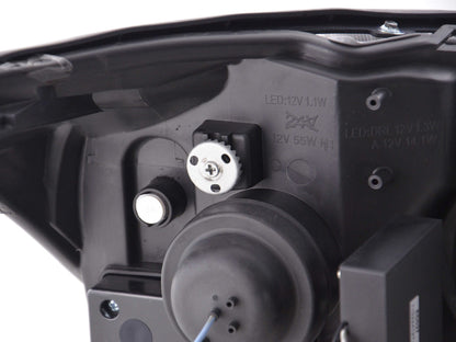 Scheinwerfer Set Daylight LED Tagfahrlicht Ford Focus 1 C170 schwarz