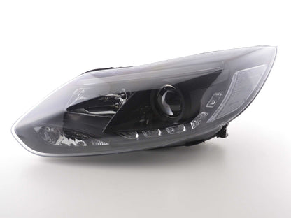 Scheinwerfer Set Daylight LED TFL-Optik Ford Focus 3 Bj. 2010- schwarz
