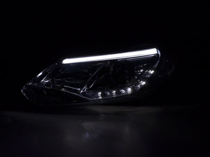 Scheinwerfer Set Daylight LED TFL-Optik Ford Focus 3 Bj. 2010- chrom