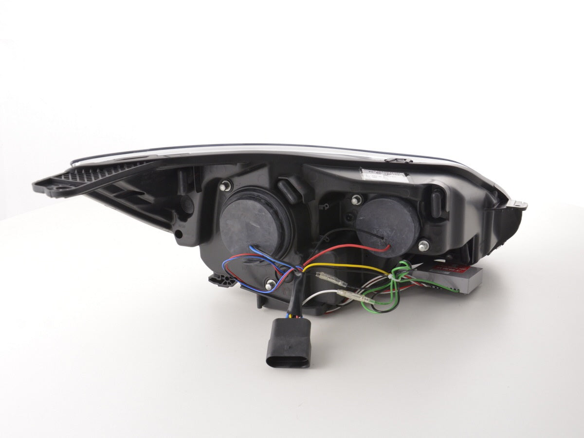 Scheinwerfer Set Daylight LED TFL-Optik Ford Focus 3 Bj. 2010- chrom