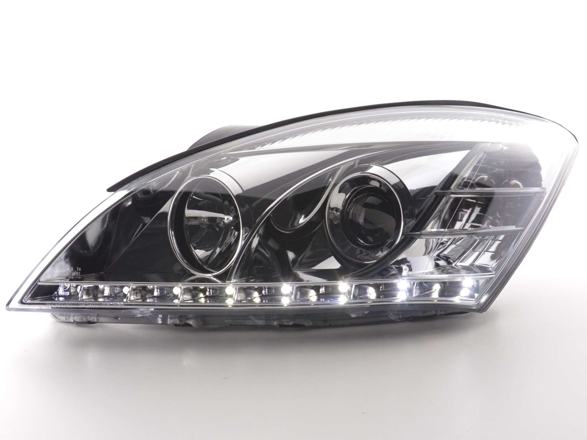 Scheinwerfer Set Daylight LED TFL-Optik Kia cee'd 5-trg. Typ ED Bj. 06-09 chrom