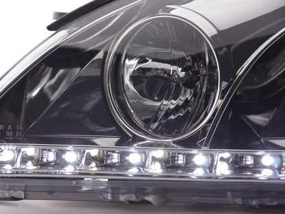 Scheinwerfer Set Daylight LED TFL-Optik Kia cee'd 5-trg. Typ ED Bj. 06-09 chrom