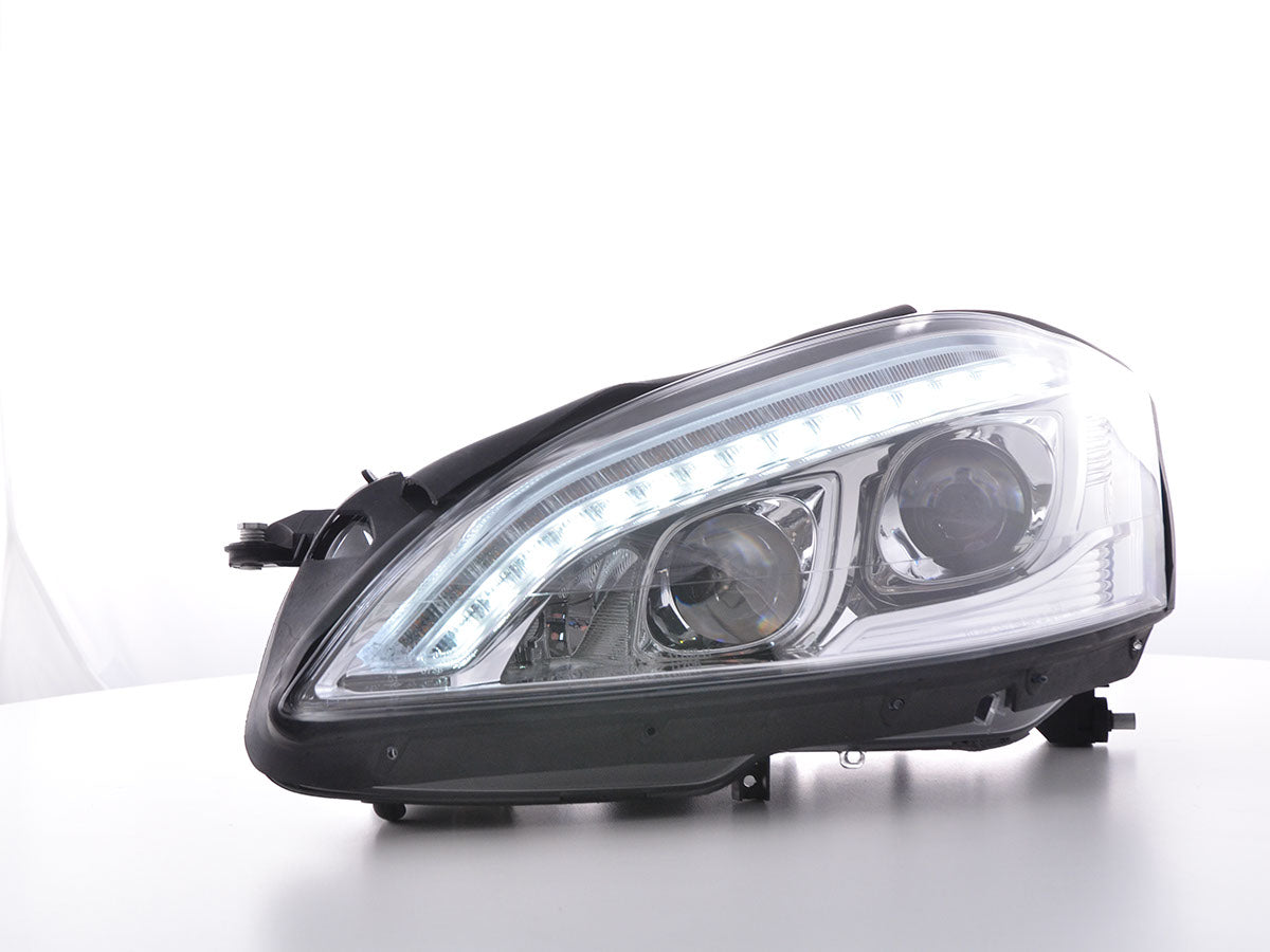 Scheinwerfer Set Daylight LED TFL-Optik Mercedes-Benz S-Klasse (221) Bj. 05-09 chrom