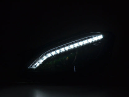 Scheinwerfer Set Daylight LED TFL-Optik Mercedes-Benz S-Klasse (221) Bj. 05-09 schwarz
