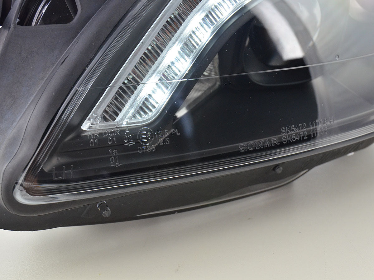 Scheinwerfer Set Daylight LED TFL-Optik Mercedes-Benz S-Klasse (221) Bj. 05-09 schwarz