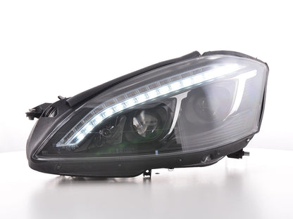 Scheinwerfer Set Xenon Daylight LED TFL-Optik Mercedes-Benz S-Klasse (221) Bj. 05-09 schwarz