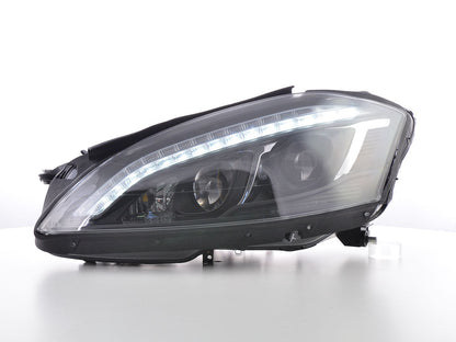 Scheinwerfer Set Daylight LED TFL-Optik Mercedes-Benz S-Klasse (221) Bj. 05-09 schwarz