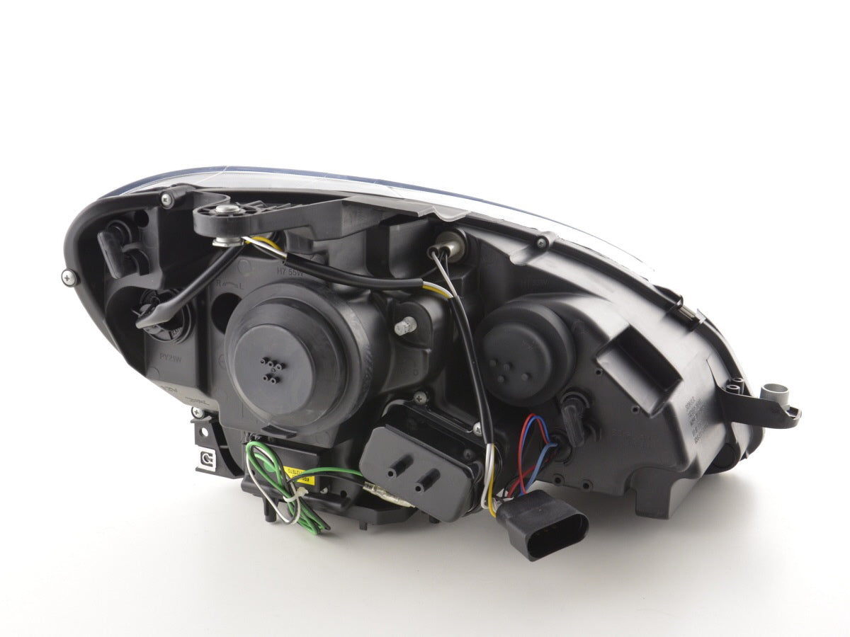 Scheinwerfer Set Daylight LED TFL-Optik Mercedes C-Klasse W204  07-10 schwarz