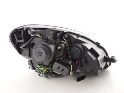 Scheinwerfer Set Daylight LED TFL-Optik Mercedes C-Klasse W204  07-10 schwarz