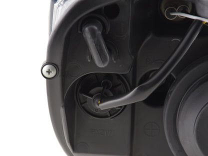 Scheinwerfer Set Daylight LED TFL-Optik Mercedes C-Klasse W204  07-10 schwarz