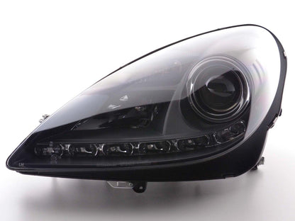 Scheinwerfer Set Daylight LED TFL-Optik Mercedes SLK 171 Bj. 04-11 schwarz