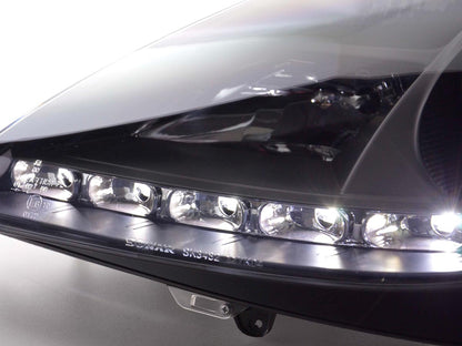 Scheinwerfer Set Daylight LED TFL-Optik Mercedes SLK 171 Bj. 04-11 schwarz
