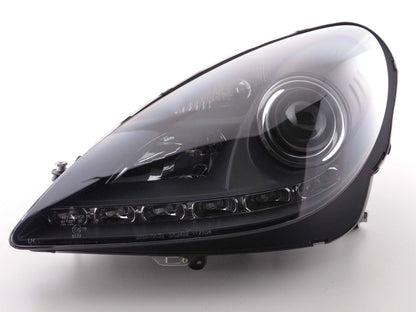 Scheinwerfer Set Daylight LED Tagfahrlicht Mercedes SLK R171 schwarz