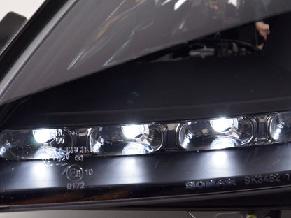 Scheinwerfer Set Daylight LED Tagfahrlicht Mercedes SLK R171 schwarz