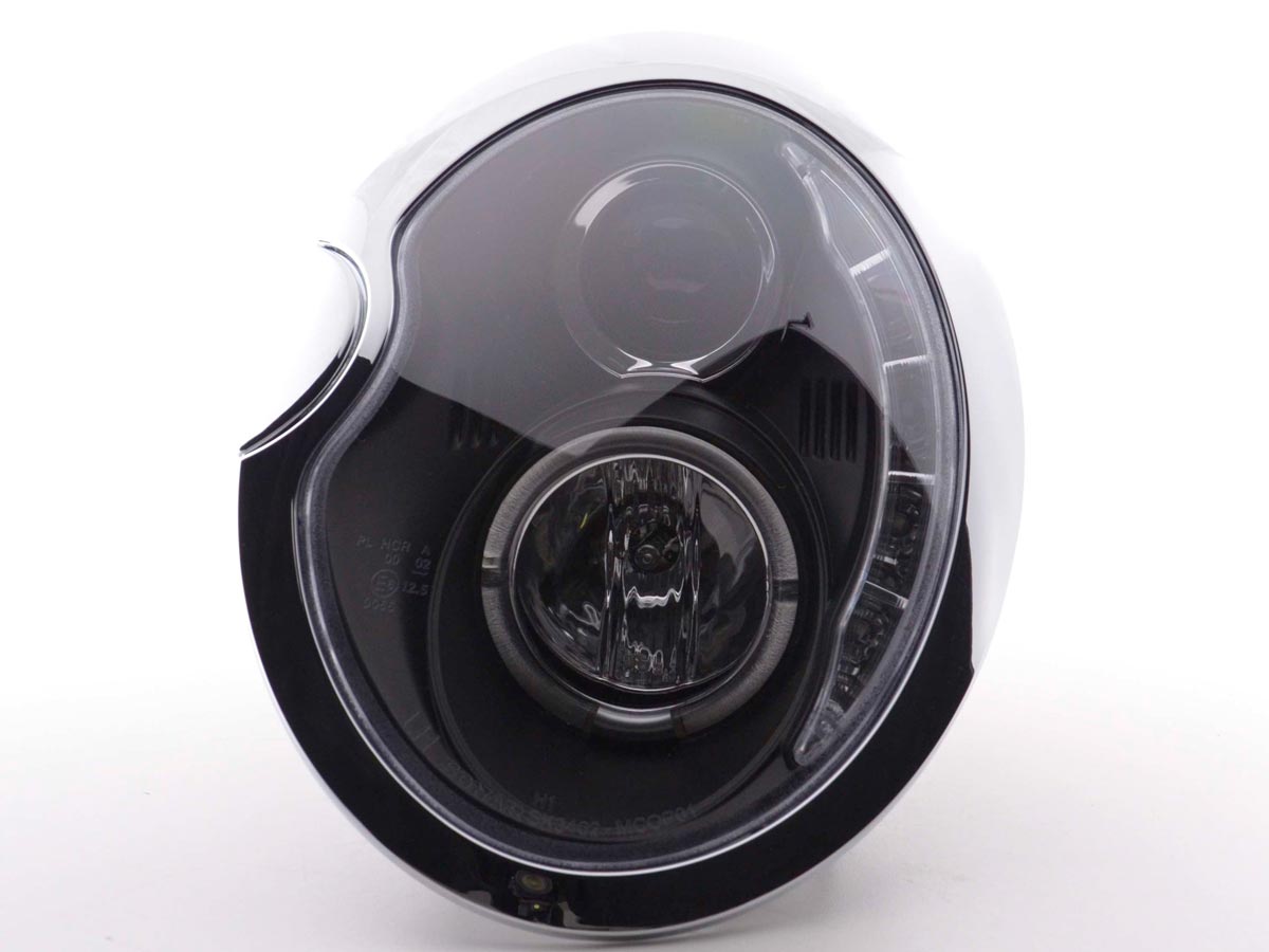 Scheinwerfer Set Daylight LED TFL-Optik Mini Cooper Typ R50  01-06 schwarz