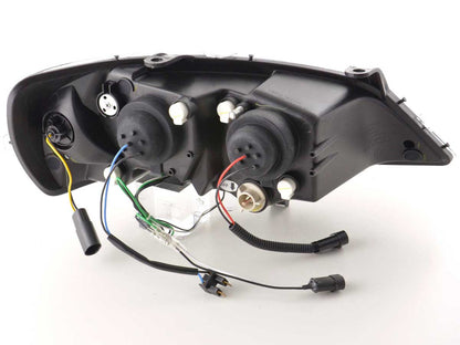 Scheinwerfer Set Daylight LED TFL-Optik Opel Astra G  98-03 schwarz
